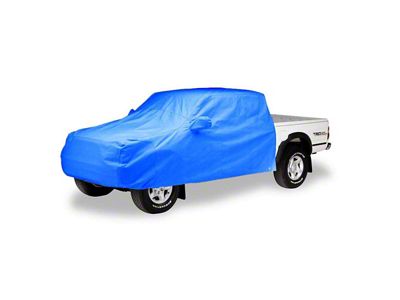 Covercraft Sunbrella Cab Area Truck Cover; Pacific Blue (17-24 Titan King Cab w/ Standard Mirrors)