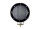 Modular Grille Guard with 5.30-Inch Black Round Flood LED Lights; Black (17-24 Titan)