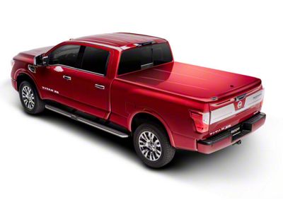 UnderCover SE Smooth Hinged Tonneau Cover; Unpainted (16-24 Titan XD w/ 6-1/2-Foot Bed)