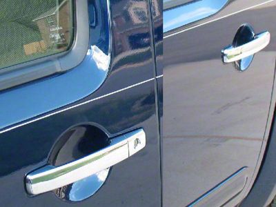 Door Handle Covers; Chrome (04-15 Titan King Cab)