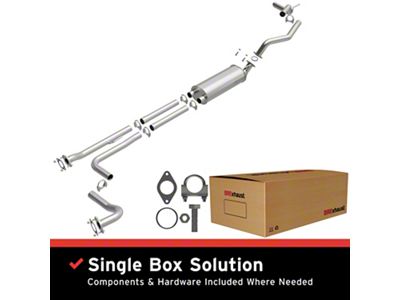BRExhaust Direct-Fit Single Exhaust System; Side Exit (04-15 Titan)