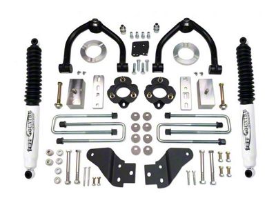 Tuff Country 4-Inch Uni-Ball Upper Control Arm Suspension Lift Kit with SX8000 Shocks (17-24 4WD Titan)