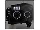 LED Halo Projector Headlights; Black Housing; Smoked Lens (04-15 Titan)