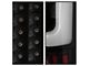 Light Bar LED Tail Lights; Black Housing; Clear Lens (04-15 Titan)