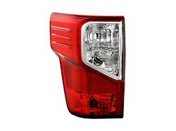 OEM Style Tail Light; Chrome Housing; Red/Clear Lens; Driver Side (16-24 Titan w/ Factory Halogen Tail Lights)