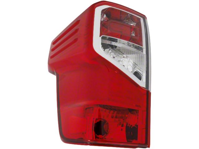 CAPA Replacement Halogen Tail Light; Driver Side (16-24 Titan XD w/ Factory Halogen Tail Lights)