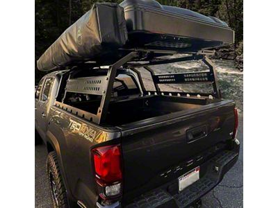 Overland Vehicle Systems Discovery Rack with Side Cargo Plates (04-24 Titan w/ 5-1/2-Foot Bed)