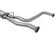 AFE Rebel Series 2.50-Inch Dual Exhaust System with Black Tips; Middle Side Exit (17-24 Titan)