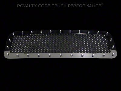 Royalty Core Bumper Grille Insert; Gloss Black (04-15 Titan)