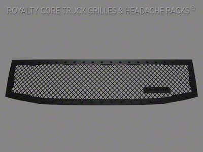 Royalty Core RC1 Upper Replacement Grille; Satin Black (04-15 Titan)