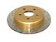 DBA 4000 Series XS Gold Cross Drilled and Slotted 6-Lug Rotor; Rear (04-15 Titan)