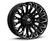 Fuel Wheels Strike Gloss Black Milled 6-Lug Wheel; 22x10; -18mm Offset (04-15 Titan)