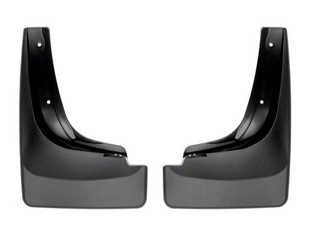 Weathertech No-Drill Mud Flaps; Front; Black (17-24 Titan w/ Factory Fender Flares)