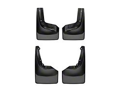 Weathertech No-Drill Mud Flaps; Front and Rear; Black (16-21 Titan XD w/o Factory Fender Flares)