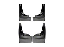 Weathertech No-Drill Mud Flaps; Front and Rear; Black (17-23 Titan XD w/ Factory Fender Flares)