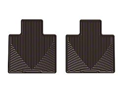 Weathertech All-Weather Rear Rubber Floor Mats; Cocoa (16-21 Titan XD Crew Cab)