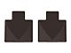Weathertech All-Weather Rear Rubber Floor Mats; Cocoa (17-24 Titan Crew Cab)