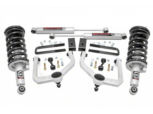 Rough Country 3-Inch Suspension Lift Kit with Lifted N3 Struts and N3 Shocks (04-15 4WD Titan, Excluding PRO-4X)