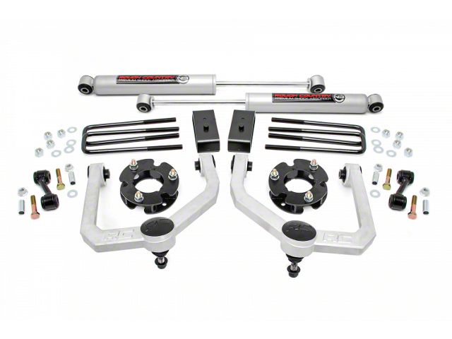 Rough Country 3-Inch Suspension Lift Kit with Premium N3 Shocks (04-24 Titan)