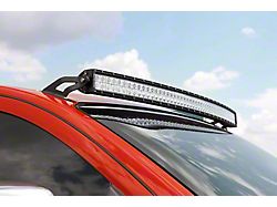 Rough Country Upper Windshield Light Mounts for 50-Inch Curved LED Light Bar (04-15 Titan)