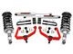 Rough Country 3-Inch Suspension Lift Kit with Lifted N3 Struts and Premium N3 Shocks; Red (17-24 4WD Titan, Excluding PRO-4X)