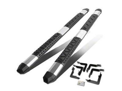 5-Inch Running Boards; Stainless Steel (04-15 Titan King Cab)