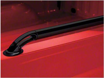 Putco Locker Side Bed Rails; Black (16-24 Titan XD w/ 6-1/2-Foot Bed)