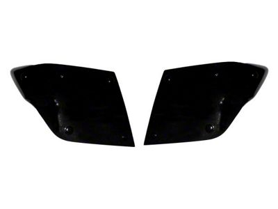 Headlight Covers; Dark Smoke (16-24 Titan XD)