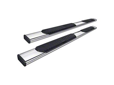 R5 Nerf Side Step Bars; Stainless Steel (16-23 Titan XD Crew Cab)