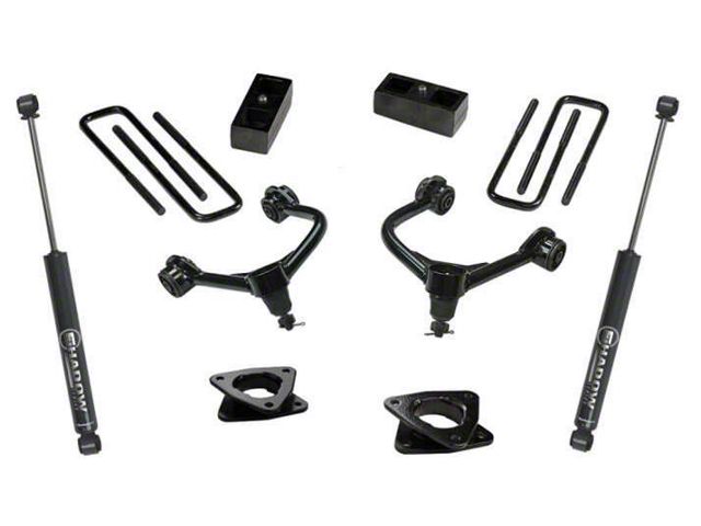 SuperLift 3-Inch Suspension Lift Kit with Shadow Series Shocks (04-24 Titan)