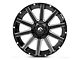 Fuel Wheels Contra Gloss Black Milled 6-Lug Wheel; 22x12; -43mm Offset (04-15 Titan)