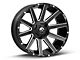 Fuel Wheels Contra Gloss Black Milled 6-Lug Wheel; 22x12; -43mm Offset (04-15 Titan)