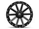 Fuel Wheels Contra Matte Black Milled 6-Lug Wheel; 22x10; -19mm Offset (17-24 Titan)