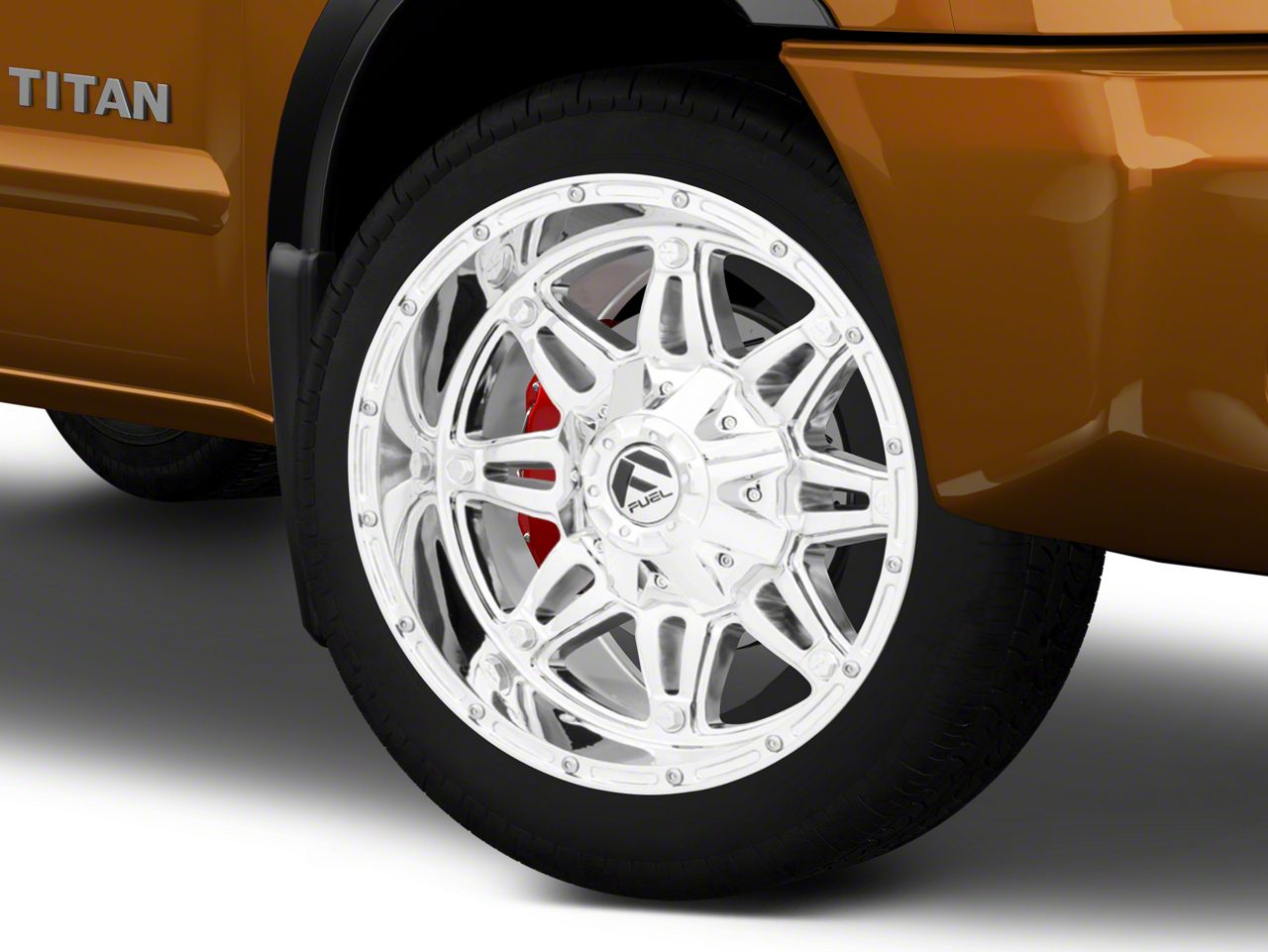 Fuel Wheels Titan Hostage Chrome 6Lug Wheel; 22x9.5; 19mm Offset D53022959860 (0415 Titan