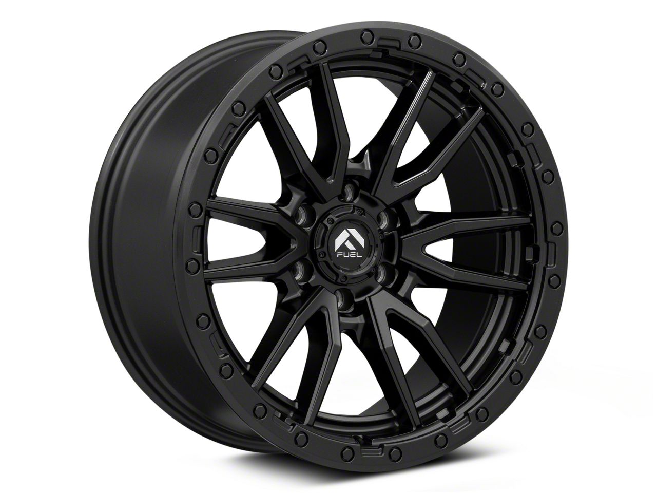 Fuel Wheels Titan Rebel Matte Black 6-Lug Wheel; 20x9; 1mm Offset ...