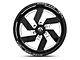 Fuel Wheels Triton Gloss Black Milled 6-Lug Wheel; 18x9; -12mm Offset (17-24 Titan)
