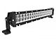 Rugged Heavy Duty Grille Guard with Double Row 20-Inch LED Light Bar; Black (17-24 Titan)