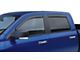 EGR In-Channel Window Visors; Front and Rear; Matte Black (17-24 Titan Crew Cab)
