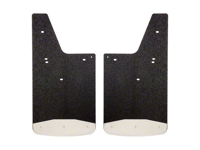 Textured Rubber Mud Guards; Front or Rear; 12-Inch x 23-Inch (16-24 Titan XD)