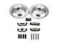PowerStop Z36 Extreme Truck and Tow 6-Lug Brake Rotor and Pad Kit; Rear (04-15 Titan)