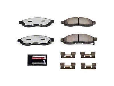 PowerStop Z36 Extreme Truck and Tow Carbon-Fiber Ceramic Brake Pads; Front Pair (04-3/05 Titan)