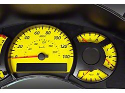 US Speedo Daytona Edition Gauge Face; MPH; Yellow (04-07 Titan)