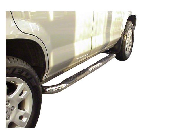 Auto Accessory;Stainless Steel 3 inch Round Side Steps (04-15 Titan Crew Cab)