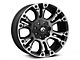 Fuel Wheels Vapor Matte Black with Gray Tint 6-Lug Wheel; 18x9; 19mm Offset (17-24 Titan)