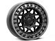 Black Rhino Alpha Matte Black with Gunmetal Lip 6-Lug Wheel; 18x9; 0mm Offset (17-24 Titan)