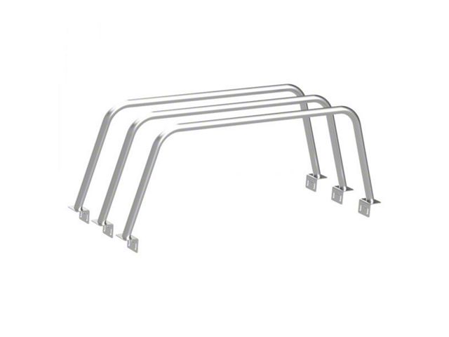 Heavy Metal Off-Road 23-Inch Triple Bed Bars; Bare Steel (16-24 Titan XD)