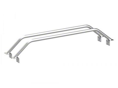 Heavy Metal Off-Road 9-Inch Double Bed Bars; Bare Steel (16-24 Titan XD)