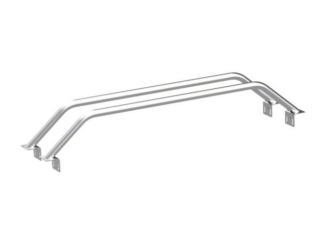 Heavy Metal Off-Road 9-Inch Double Bed Bars; Bare Steel (16-24 Titan XD)