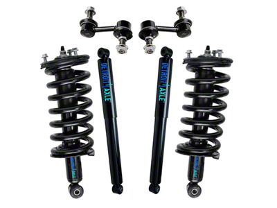 Front Strut and Spring Assemblies with Rear Shocks and Sway Bar Links (04-15 2WD Titan)