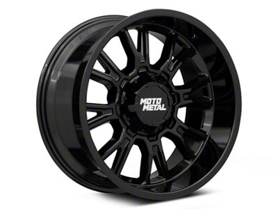 Moto Metal Legacy Gloss Black 6-Lug Wheel; 20x9; 1mm Offset (04-15 Titan)
